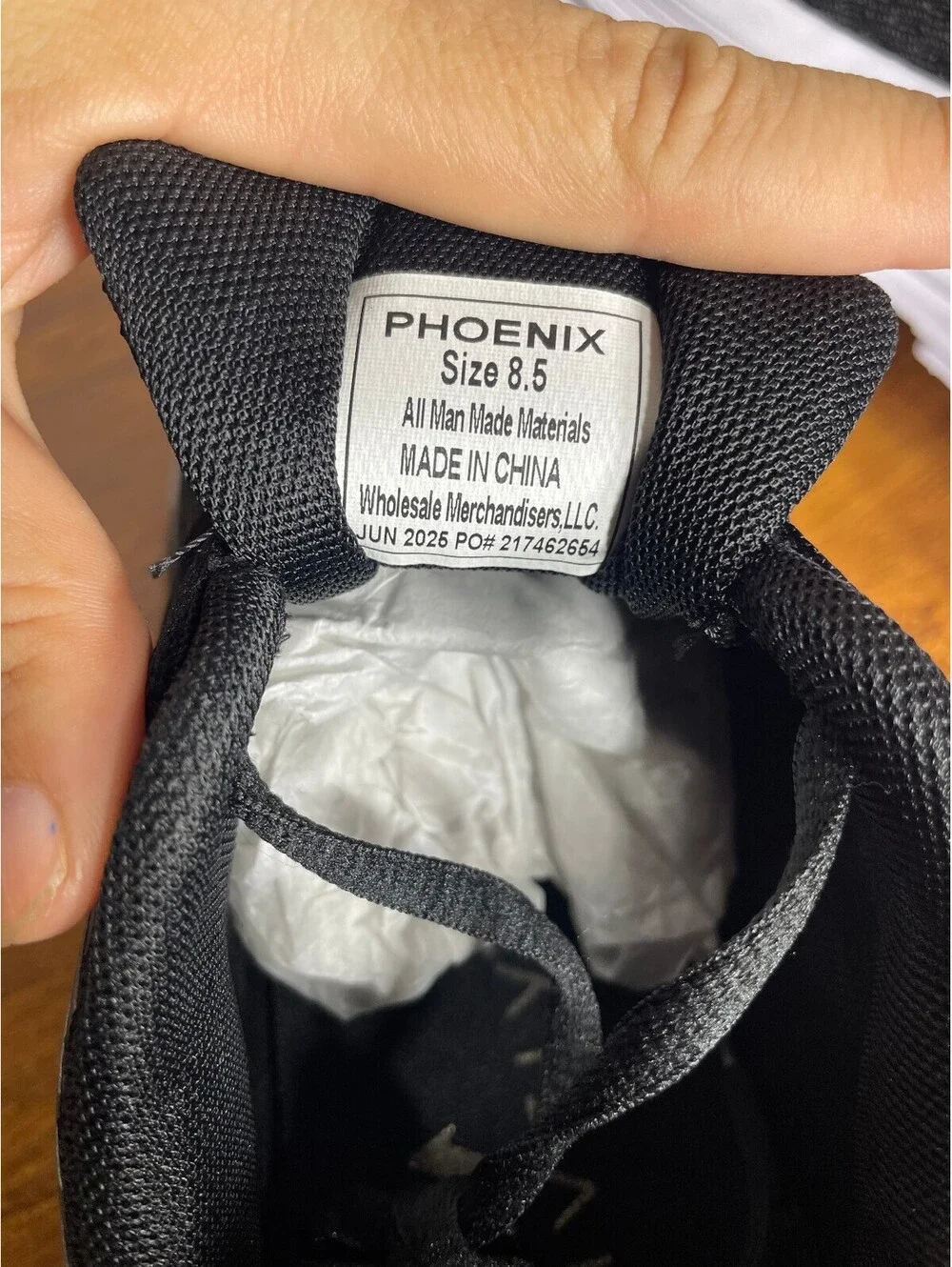 New Vively Phoenix Black Mesh Athletic Sneakers Women's Size 8.5 Gorpcore BTS